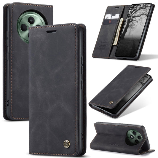 For OPPO Reno12 F /12 FS 5G CaseMe 013 Multifunctional Horizontal Flip Leather Phone Case(Black) - Reno12 F Cases by CaseMe | Online Shopping UK | buy2fix