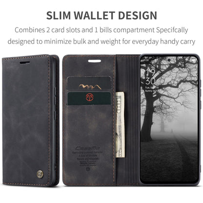 For OPPO Reno12 F /12 FS 5G CaseMe 013 Multifunctional Horizontal Flip Leather Phone Case(Black) - Reno12 F Cases by CaseMe | Online Shopping UK | buy2fix