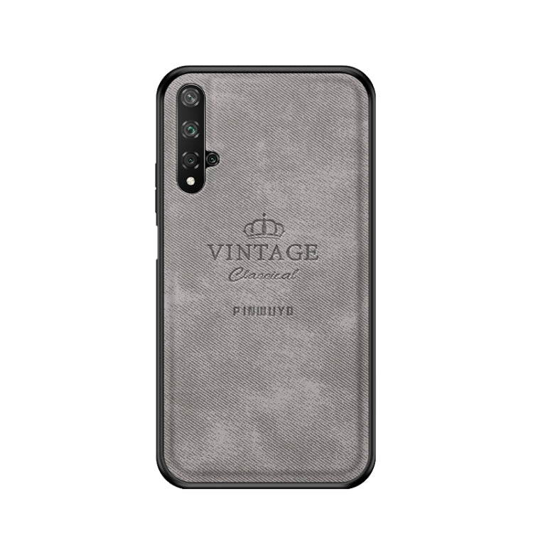 PINWUYO Shockproof Waterproof Full Coverage PC + TPU + Skin Protective Case for Huawei Honor 20(Gray) - Honor Cases by PINWUYO | Online Shopping UK | buy2fix