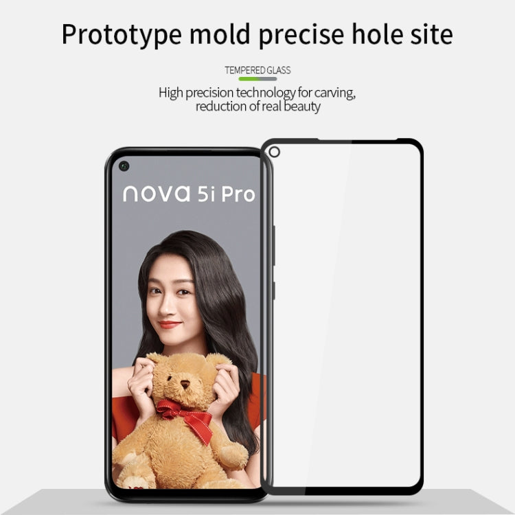 MOFI 9H 2.5D Full Screen Tempered Glass Film for Huawei Nova 5i Pro(Black) -  by MOFI | Online Shopping UK | buy2fix