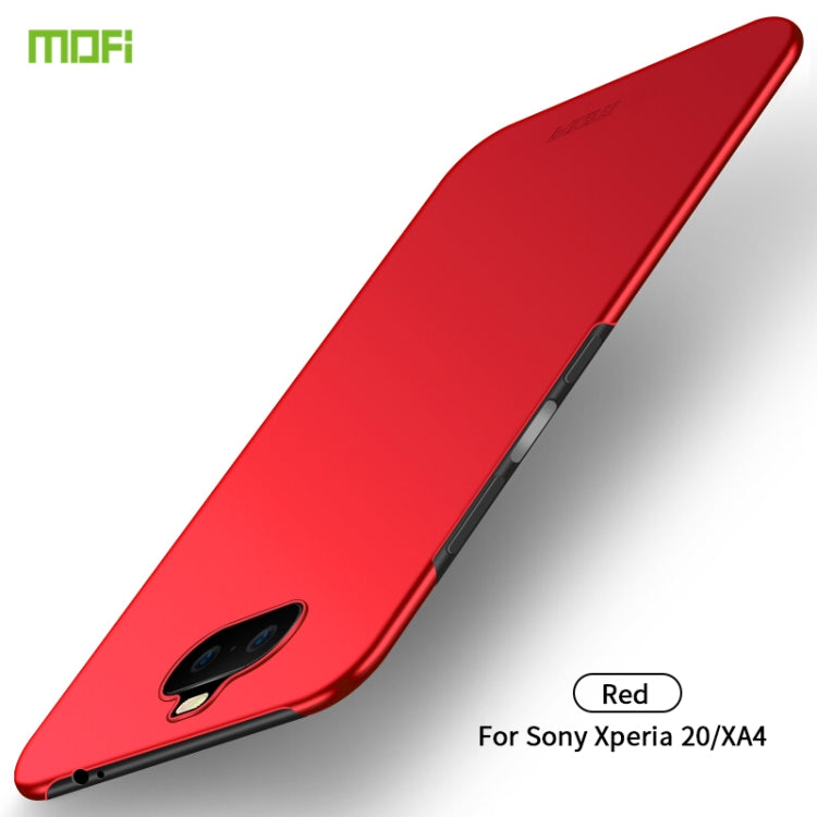 MOFI Frosted PC Ultra-thin Hard Case for Sony Xperia 20 / Xperia XA4(Red) - Sony Cases by MOFI | Online Shopping UK | buy2fix