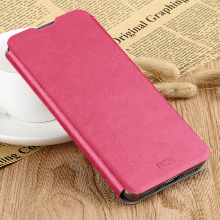 For Xiaomi Mi 10 MOFI Rui Series Classical Leather Embedded Steel Plate All-inclusive Horizontal Flip PU Leather Case(Red) - Xiaomi Cases by MOFI | Online Shopping UK | buy2fix