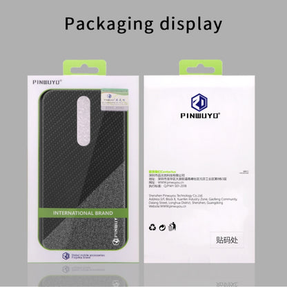 For Xiaomi  RedMi K30 PINWUYO Rong Series  Shockproof PC + TPU+ Chemical Fiber Cloth Protective Cover(Black) - Xiaomi Cases by PINWUYO | Online Shopping UK | buy2fix