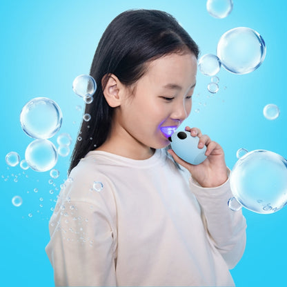 U-shaped Beauty Instrument Ultrasonic Vibration Tooth USB Charging Children Electric Toothbrush, Style:8-15 years old(Blue) - Toothbrushes by buy2fix | Online Shopping UK | buy2fix