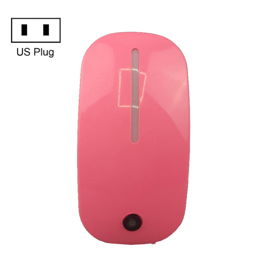 A66 Mouse Type LED Intelligent Light Control Night Light, Plug:US Plug(Pink) - Sensor LED Lights by buy2fix | Online Shopping UK | buy2fix