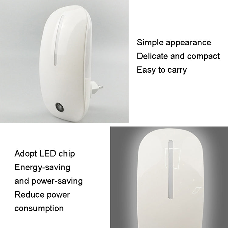 A66 Mouse Type LED Intelligent Light Control Night Light, Plug:US Plug(Pink) - Sensor LED Lights by buy2fix | Online Shopping UK | buy2fix