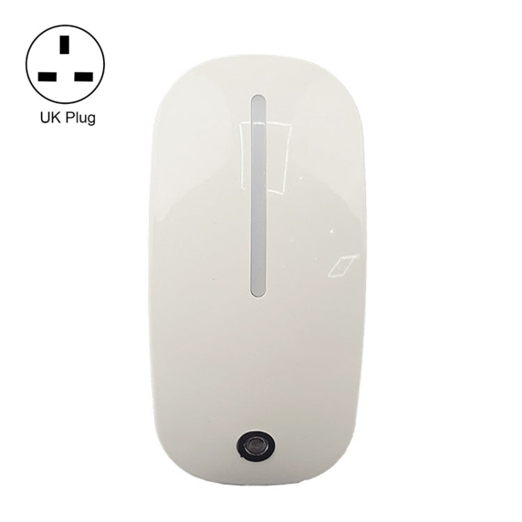 A66 Mouse Type LED Intelligent Light Control Night Light, Plug:UK Plug(White) - Sensor LED Lights by buy2fix | Online Shopping UK | buy2fix