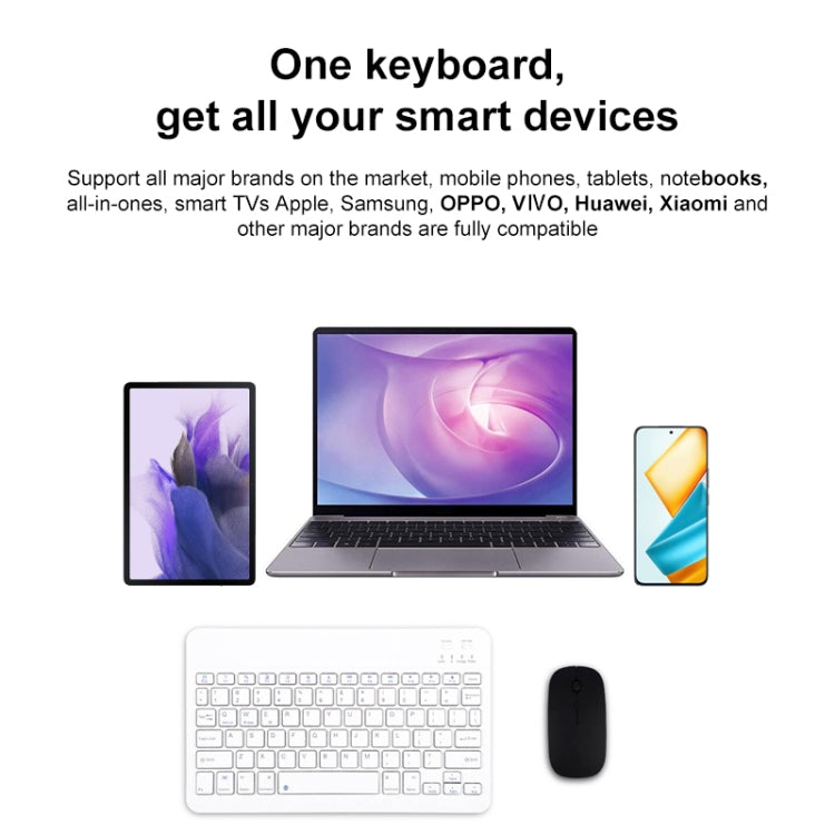 YS-001 9.7-10.1 Inch Tablets Phones Universal Mini Wireless Bluetooth Keyboard, Style:Only Keypad(Black) - Universal Keyboard by buy2fix | Online Shopping UK | buy2fix
