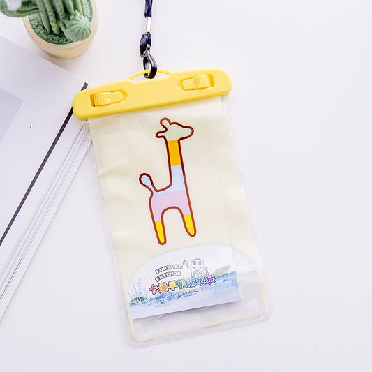 10 PCS Large Outdoor Photo Transparent Waterproof Cartoon Mobile Phone Bag, Style:Fawn - Waterproof Bag by buy2fix | Online Shopping UK | buy2fix