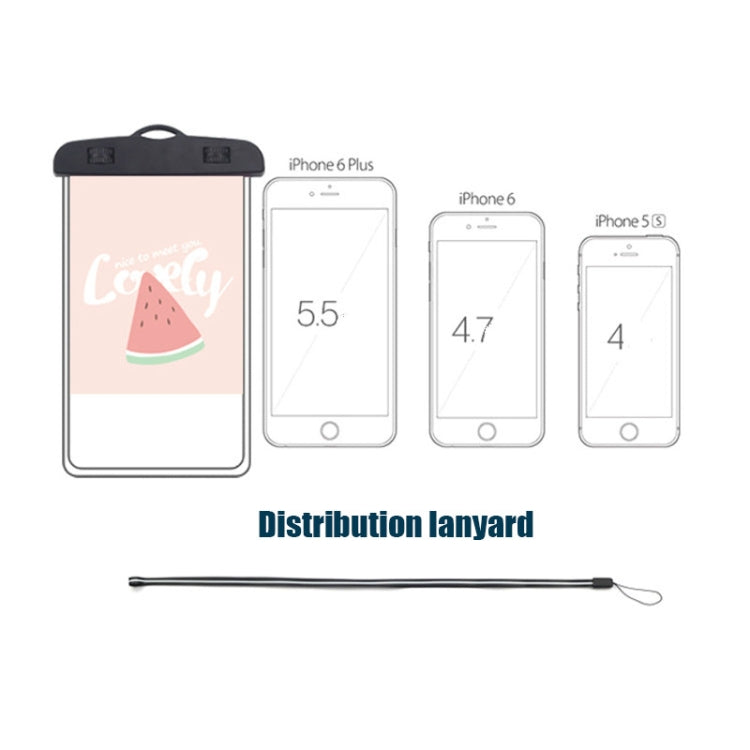 10 PCS Outdoor Diving Swimming Creative Cartoon Touch Screen Transparent PVC Mobile Phone Waterproof Bag Color Random Delivery - Waterproof Bag by buy2fix | Online Shopping UK | buy2fix