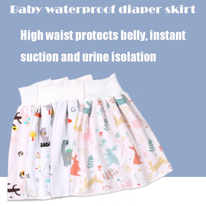 Baby Water-Proof And Leak-Proof Cloth Diapers Children Washable Cotton Cloth Bed-Wetting Skirt Pants, Colour: L(Dinosaur) - Baby Care by buy2fix | Online Shopping UK | buy2fix