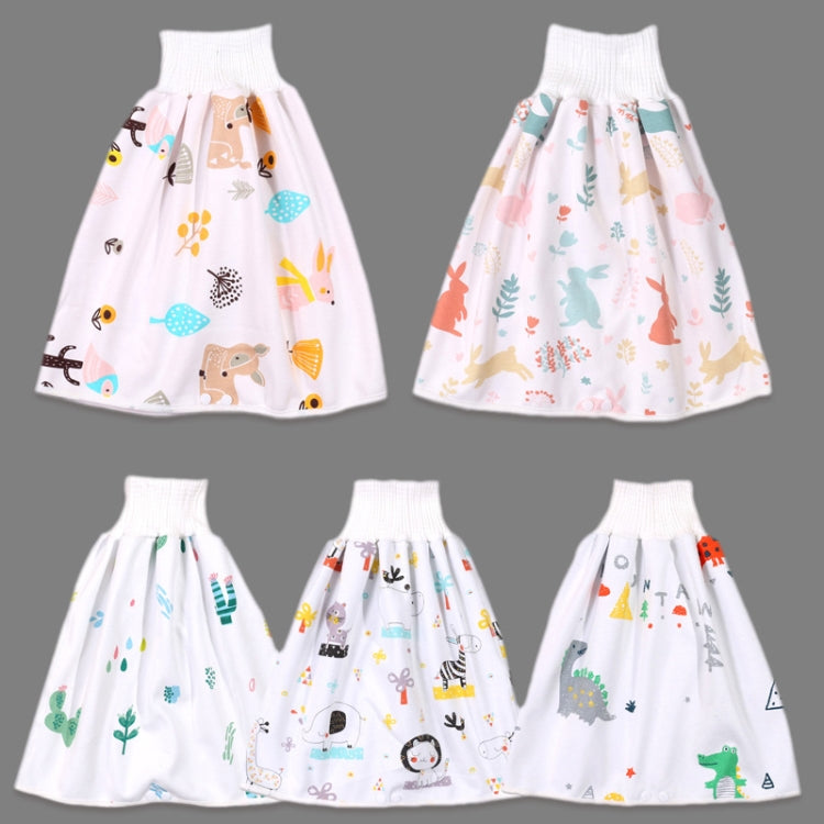 Baby Water-Proof And Leak-Proof Cloth Diapers Children Washable Cotton Cloth Bed-Wetting Skirt Pants, Colour: L(Elephant Curl Lion) - Baby Care by buy2fix | Online Shopping UK | buy2fix