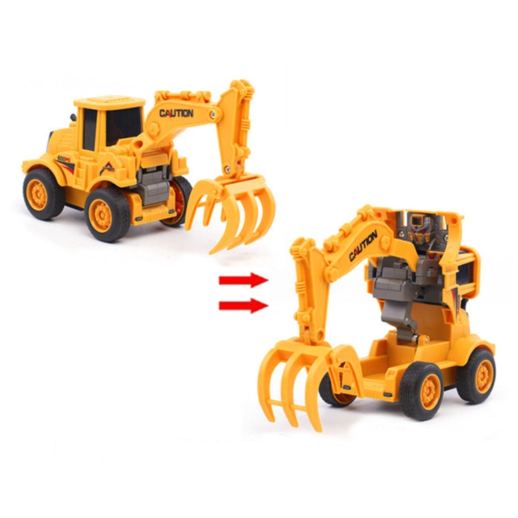 Children Educational Inertial Collision Deformation Engineering Vehicle Toy Model(Wood Grabber) - Model Toys by buy2fix | Online Shopping UK | buy2fix