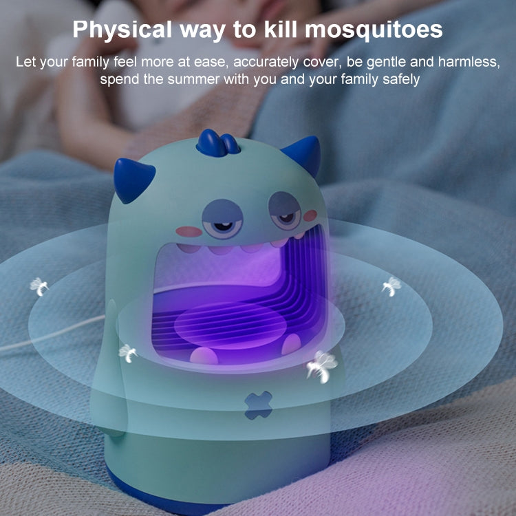 Small Monster Mosquito Lamp USB Photocatalyst Home Bedroom Physics Mosquito Repellent(Pink) - Repellents by buy2fix | Online Shopping UK | buy2fix