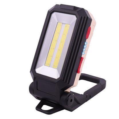 W559 2 COB + T6 Glare Car Inspection Working Light USB Charging LED Folding Camping Lamp with Hook + Magnet - Camping Lighting by buy2fix | Online Shopping UK | buy2fix