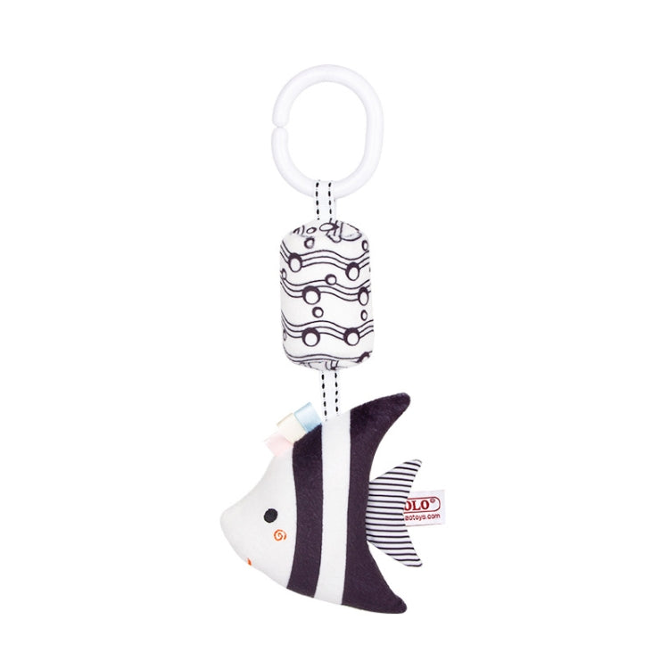 TOLOLO T168231-4 Newborn Bed Bell Early Education Toy Visually Inspires Black And White Wind Chimes Baby Bed Hanging(4C Tropical fish) - Baby Toys by buy2fix | Online Shopping UK | buy2fix