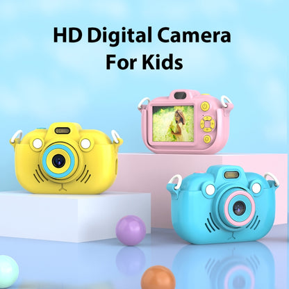 DC502 2.4-Inch 16X Zoom 2.7K Video Recording Children Digital Camera, Color: Yellow No Card(UK Plug) - Children Cameras by buy2fix | Online Shopping UK | buy2fix