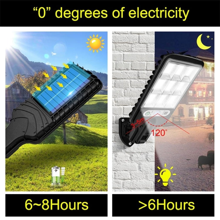 616 Solar Street Light LED Human Body Induction Garden Light, Spec: 117 COB With Remote Control - Street Lights by buy2fix | Online Shopping UK | buy2fix