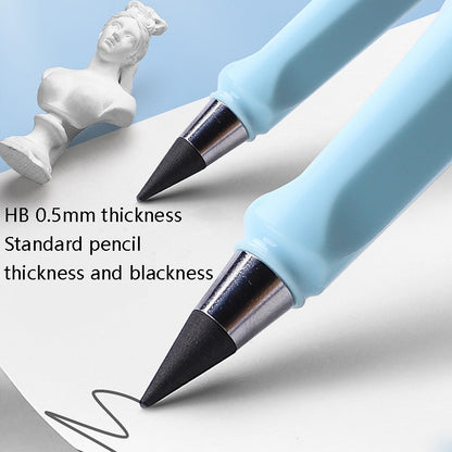 5 PCS No Ink No Need To Sharpen Drawing Sketch Pen Not Easy To Break Erasable HB Writing Pencil(Makaron Blue) - Pencils by buy2fix | Online Shopping UK | buy2fix