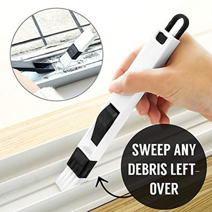 8 PCS / Set Groove Window Sill Cleaning Brush - Sponges, Cloths & Brushes by buy2fix | Online Shopping UK | buy2fix