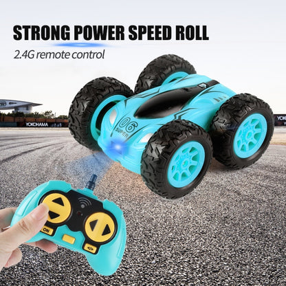 RD158-3 2.4G Mini High Speed Double Sided Remote Control Car Toy(English Box 08 Blue) - RC Cars by buy2fix | Online Shopping UK | buy2fix