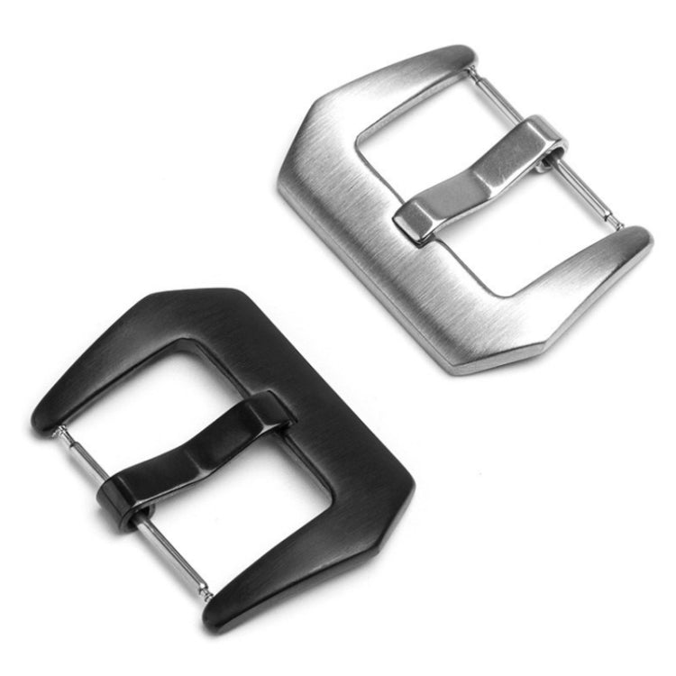 3 PCS Stainless Steel Brushed Pin Buckle Watch Accessories, Color: 22mm Steel Color - Watch Accessories & Parts by buy2fix | Online Shopping UK | buy2fix