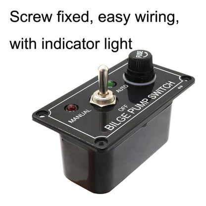 AOS3050AF Bilge Pump Switch 1 Group Rocker With Indicator Light With Overload Protection - Marine Accessories & Parts by buy2fix | Online Shopping UK | buy2fix