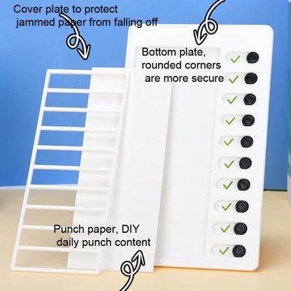 Wall Hanging Checklist Memo Boards Adjustable Checklist Board,Style: Blank Paper Card - Gadgets by buy2fix | Online Shopping UK | buy2fix