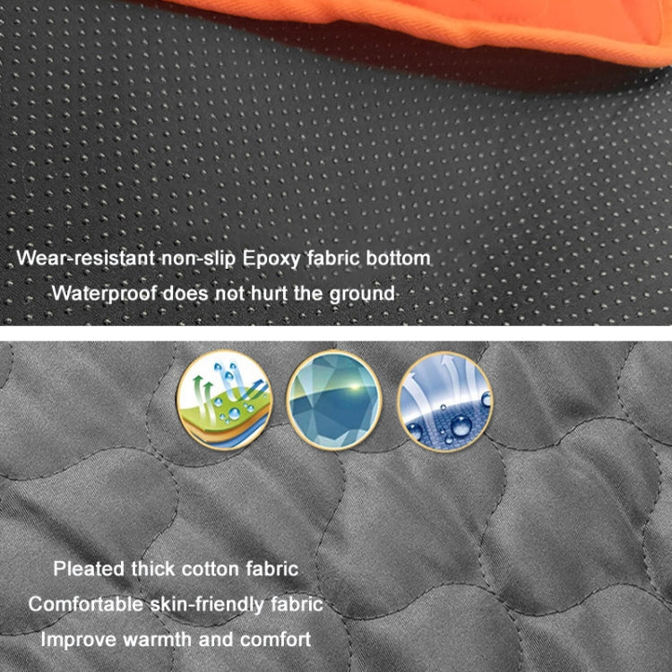 Winter Outdoor Camping Smart Portable Heating Sleeping Pad(Orange Red) - Camping Mats by buy2fix | Online Shopping UK | buy2fix