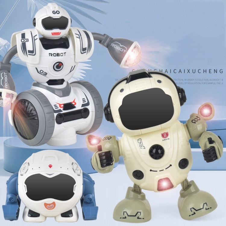 Intelligent Early Education Sound and Light Mechanical Robot Toys, Color: 5 Blue - RC Robots by buy2fix | Online Shopping UK | buy2fix