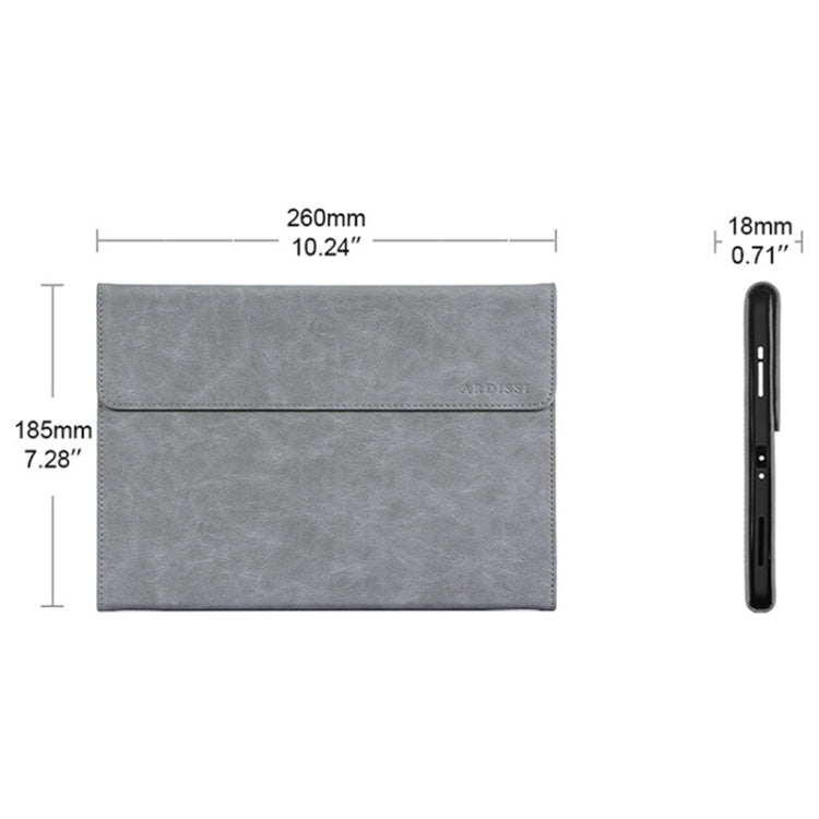 For Xiaomi 5/Pro/5G 11 inch All-inclusive Anti-drop Tablet Magnetic Protective Case with Pen Slot(Gray+Power Bag) - More Tablet Cases by buy2fix | Online Shopping UK | buy2fix