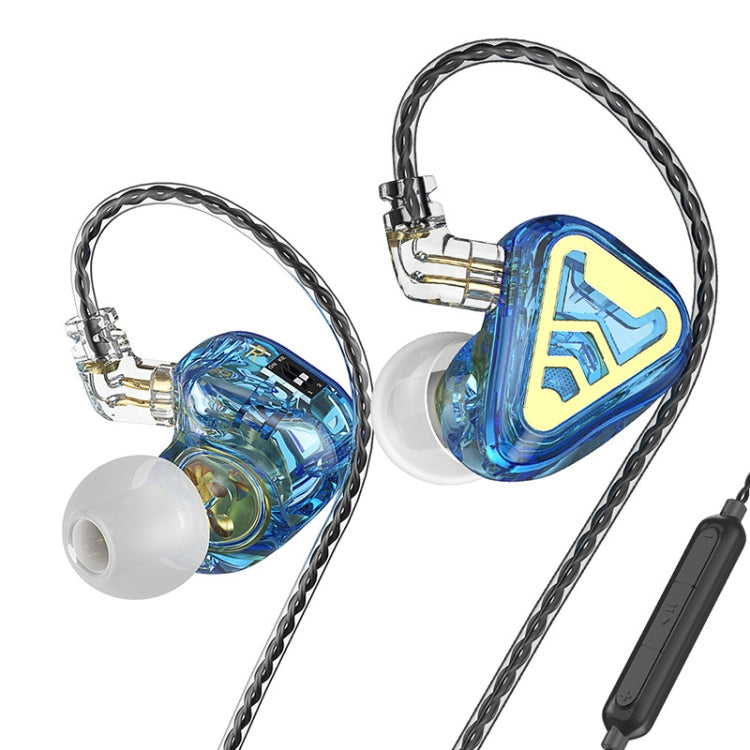 CVJ In-Ear Wired Gaming Earphone, Color: With Mic Blue - In Ear Wired Earphone by CVJ | Online Shopping UK | buy2fix