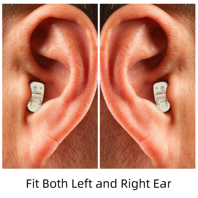 AN127 Invisible In-Ear Hearing Aid Sound Amplifier For The Elderly And Hearing Impaired(Red Right Ear) - Hearing Aids by buy2fix | Online Shopping UK | buy2fix