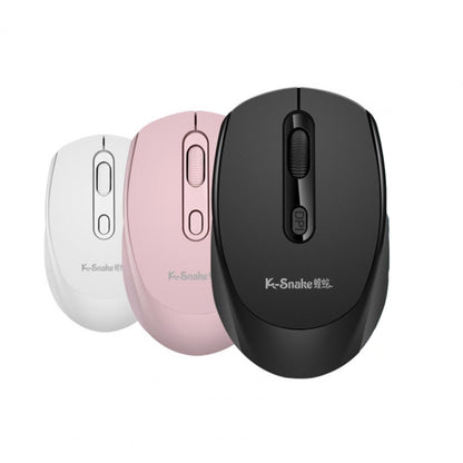 K-Snake W500 Wireless 2.4g Portable Mouse Computer Laptop Office Household Mouse(White) - Wireless Mice by K-Snake | Online Shopping UK | buy2fix