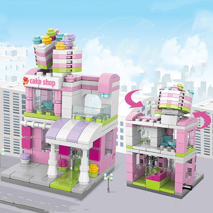 LELE BROTHER Children Assembling Mini City Street Scene Building Blocks, Style: 8613-5 Hot Dog Bread Car - Building Blocks by LELE BROTHER | Online Shopping UK | buy2fix