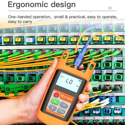 Komshine Mini Handheld Optical Power Meter Fiber Loss Measurement, Specification: KPM-25M-A/-70DBM to +6DBM - Fiber Optic Test Pen by Komshine | Online Shopping UK | buy2fix