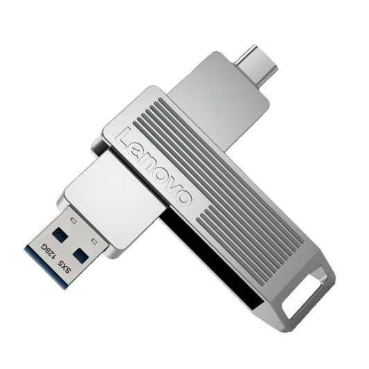 Lenovo SX5 Pro USB3.2+Type-C Dual Interface Mobile Solid State Flash Drive, Memory: 128GB(Silver) - USB Flash Drives by Lenovo | Online Shopping UK | buy2fix