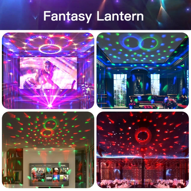 Home LED Magic Ball Lights Bounce Ambient Lamps Room Sound Lights Balls, Color: Charging Model White(RGB Colorful 5W) - Stage Lighting by LIXINCORDA | Online Shopping UK | buy2fix