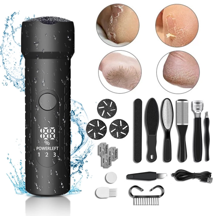 Electric Foot File Pedicure Kit Waterproof Feet Callus Remover, Spec: Kit 2  White - Grinding Tools & Accessories by buy2fix | Online Shopping UK | buy2fix