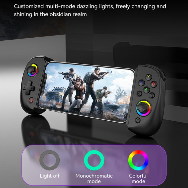 D8 Mobile Phone Stretch Band Light Gamepad Dual Hall Wireless Bluetooth Somatic Vibration Grip for PC / Android / IOS / Tablet / PS3 / PS4 / Switch, Color: Green Blue - Gamepads by buy2fix | Online Shopping UK | buy2fix