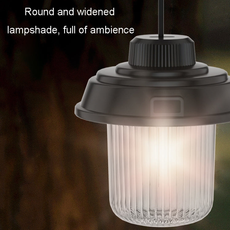 Outdoor LED Camping Light Canopy Hanging Lamp Portable Camping Tent Lights, Style: Battery Model White - Camping Lighting by buy2fix | Online Shopping UK | buy2fix