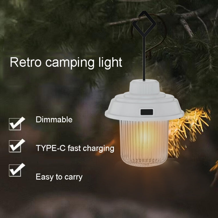 Outdoor LED Camping Light Canopy Hanging Lamp Portable Camping Tent Lights, Style: Battery Model White - Camping Lighting by buy2fix | Online Shopping UK | buy2fix