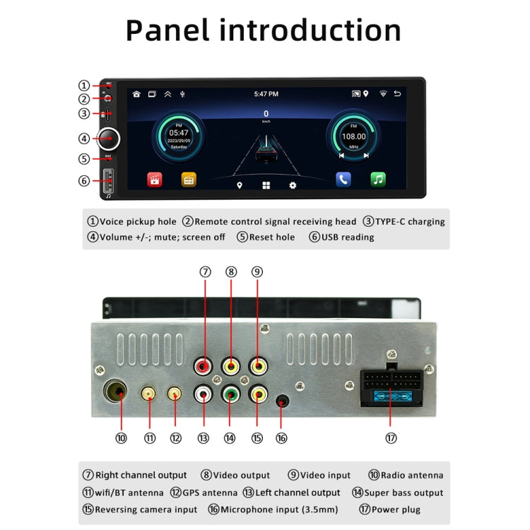 Car Universal Radio Wireless Bluetooth Hands-Free Android Navigation, Memory: 2+32G - Car MP3 & MP4 & MP5 by buy2fix | Online Shopping UK | buy2fix