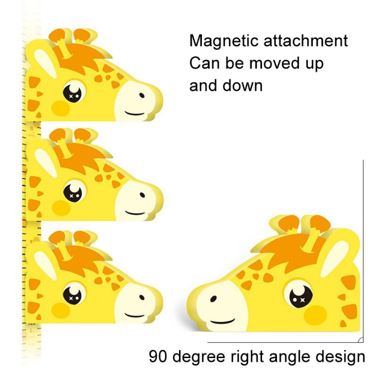 3D Height Paste Children Height Measurement Ruler Magnetic Suction Cartoon Wall Stickers Can Be Removed(Elephant Sticker Model) - Sticker by buy2fix | Online Shopping UK | buy2fix