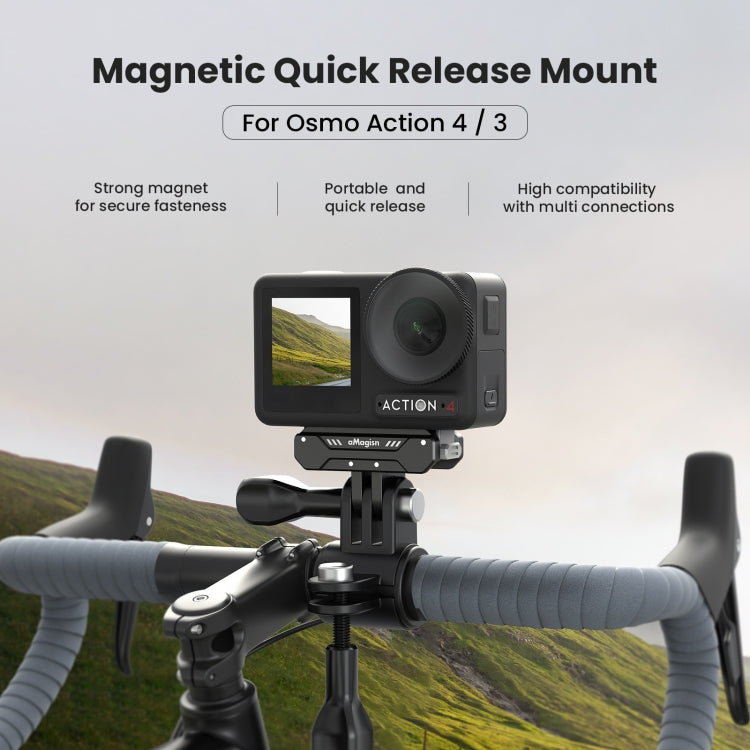 For DJI Osmo Action 4 / 3 aMagisn Magnetic Fast Disassembly Motion Camera Accessories -  by aMagisn | Online Shopping UK | buy2fix