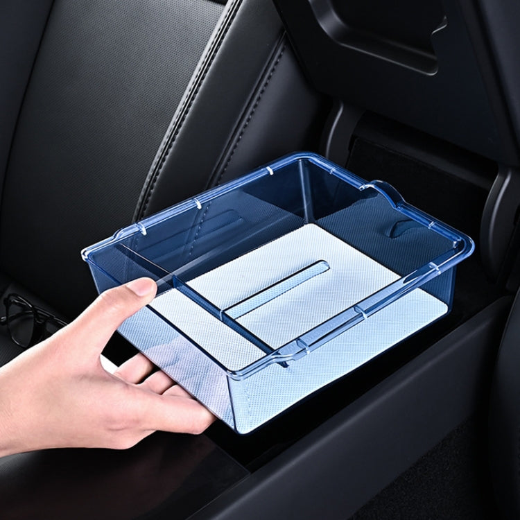 For 2023.9 Tesla Model3 Silicone Double-Layer Storage Box, Color: Black Central Control - Stowing Tidying by buy2fix | Online Shopping UK | buy2fix