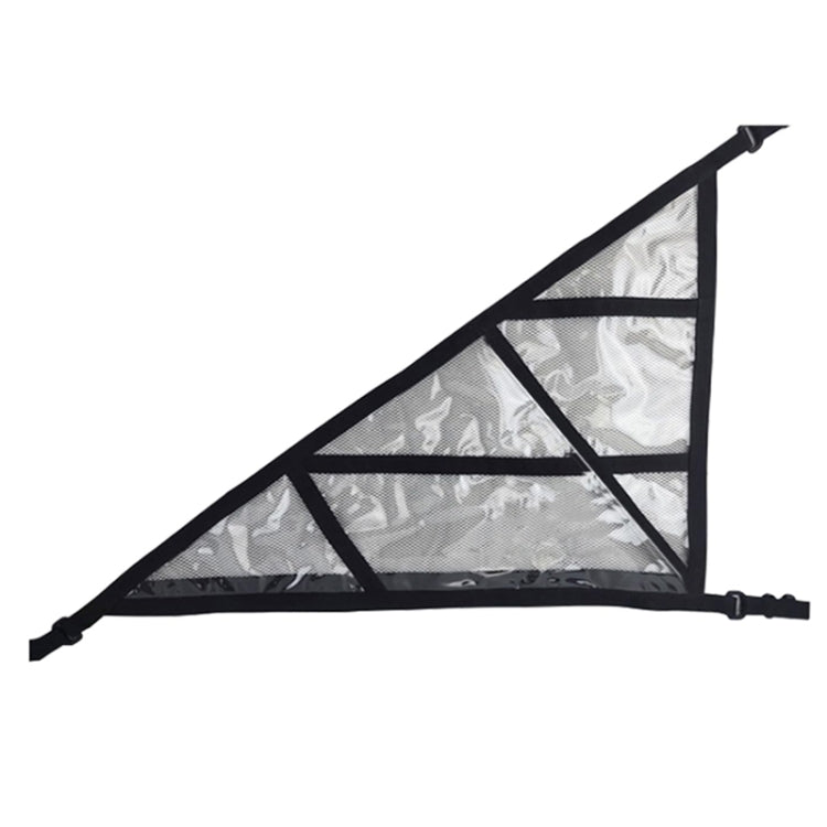 SUV Ceiling Storage Net Car Roof Mesh Storage Bag Suitable For 3-handle Models, Specification: Transparent PVC+Reinforcement Webbing - Stowing Tidying by buy2fix | Online Shopping UK | buy2fix