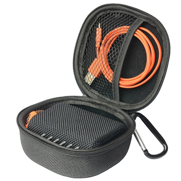 For JBL GO4 Bluetooth Speaker Portable Storage Bag Protective Case, Color: Black Carbon Fiber - Protective Case by buy2fix | Online Shopping UK | buy2fix