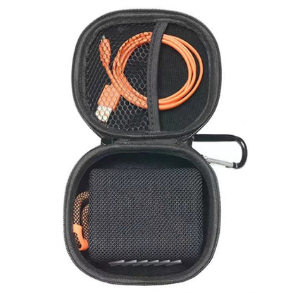 For JBL GO4 Bluetooth Speaker Portable Storage Bag Protective Case, Color: Black Carbon Fiber - Protective Case by buy2fix | Online Shopping UK | buy2fix