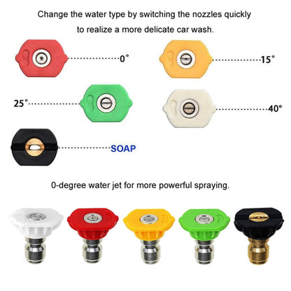 For Karcher K2-K7 Series High Pressure Washer Foam Lance Adapter, Specification: 1/4 Female Connector - Car Washer & Accessories by buy2fix | Online Shopping UK | buy2fix